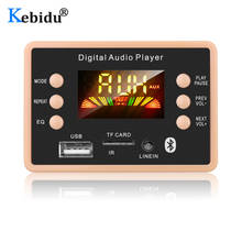 Kebidu-reproductor mp3 con bluetooth para coche, placa decodificadora walkman MP3 de 5V a 12V, módulo receptor de radio FM WMA WAV para Kit de coche 2024 - compra barato