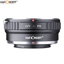 K & F Concept-adaptador de montaje para lentes Contax/Yashica C/Y a Fujifilm, montaje FX X-Pro1, cámara sin espejo C/Y-FX 2024 - compra barato