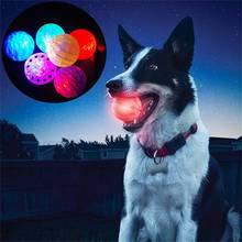 Juguetes con sonido para perro, gato y cachorro, bolas de Limpieza de dientes chirriantes de Polka, bolas de juego, juguete para masticar los dientes de las mascotas, color aleatorio 2024 - compra barato