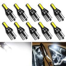 Lâmpada de led para interior do carro, 10 peças, t10 w5w led 194 168 para toyota avensis rav4 opel astra h g j insignia mokka ford focus 2 3 fiesta 2024 - compre barato