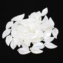 5pcs / bag natural sea shell fashion leaf white pendant for jewelry making DIY bracelet necklace hair clip jewelry accessories 2024 - buy cheap