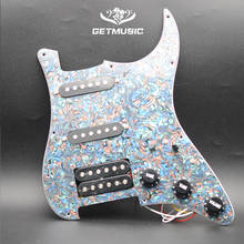 Electric Guitar Loaded Pickguard Scratch Plate for Fender Strat Parts 3 Ply SSS Multi Colour 2024 - buy cheap