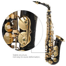 Eb-saxofón Alto ammoon de latón lacado, Saxo plano de oro E, llave tipo 82Z, instrumento de viento de madera de alta calidad, en stock 2024 - compra barato