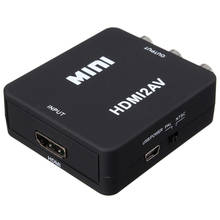 ¡Promoción! Mini HDMI a RCA de vídeo compuesto de Audio AV Adaptador convertidor adaptador de la 720P 1080P 2024 - compra barato