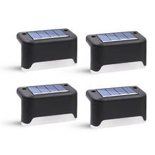 Solar Power LED Step Light Fence Deck Lmap Outdoor Garden Patio Railing Decks Path Night Light Bright Waterproof IP55 1-10pcs 2024 - buy cheap