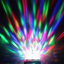 E27 3 Вт 100-240 в цветной Авто вращающийся RGB светодиодный светильник вечерние лампы для дискотеки для KTV вечерние украшения фестиваля 2024 - купить недорого