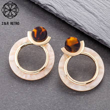 Earrings for Women Jewelry Vintage Colored Round Female Fashion Pendientes Accessories Ear Decoration Friends Wholesale 2021 New 2024 - buy cheap