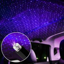 Estrela do telhado do carro luzes da noite interior luz decorativa usb led laser projetor com nuvens céu estrelado efeitos de iluminação 2024 - compre barato