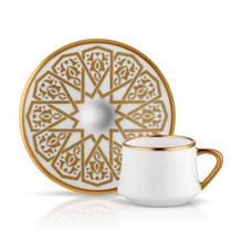 DOLBOVI Collection Sufi Seljuk 12 Piece Gold Turkish coffee cup Pad mug кружка coffee cup cup 2024 - buy cheap