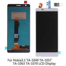 Для Nokia 3,1 ЖК-дисплей сенсорный экран в сборе для Nokia 3,1 TA-1049 TA-1057 TA-1063 TA-1070 сенсорный экран ЖК-дисплей 2024 - купить недорого