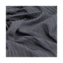 Width 62" Black Tassel Texture Pleated Organ Chiffon Fabric By The Half Yard For Dress Shirt Hanfu Material 2024 - buy cheap