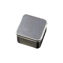 Mini caixa de lata vazia de metal frascos de lata chave de ferro cortadores de unhas recipiente de armazenamento de palitos de dente chá pote de doces redondo quadrado forma de coração 2024 - compre barato