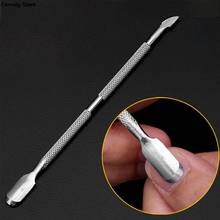 1Pcs Durable Stainless Steel Large Cuticle Pusher Remover Trimmer Make Up Nail Art Manicure Cosmetic Tools 2024 - buy cheap