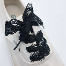 1 pair Shoelace New 3CM Width Fashion Sexy Lace Shoelaces 80CM/100CM Length Canvas Sneaker Sport Shoes Laces 2024 - buy cheap