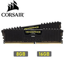 Модуль ОЗУ CORSAIR Vengeance LPX, 8 ГБ, 16 ГБ, DDR4 PC4, 2400 МГц, 3000 МГц, 3200 МГц, 2400, 3000, память DIMM для настольных ПК на 16 ГБ, 32 ГБ 2024 - купить недорого