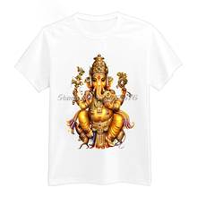 Ganesha camiseta estampa 3d, camiseta masculina da deity dos invernos ganesha, impressão 3d, camisetas para homens, design personalizado, diy 2024 - compre barato