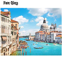 5D DIY Diamond Painting Venice water scenery Diamond Mosaic Cross stitch Full Square/round Rhinestone Home Decor Picture 2024 - buy cheap