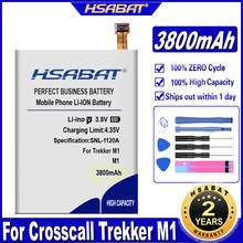 HSABAT Trekker M1 3800mAh Larger Capacity Battery for Crosscall Trekker M1 Batteries 2024 - buy cheap