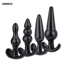 4PCS/Set Soft Anal Butt Plug Prostate Massager Gay Sex Products Anal Plug Beads Erotic Sex Toys For Men Women Masturbation 2024 - buy cheap