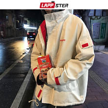 Lappster blusão outono homens, embrodiery streetwear, casaco bomber masculino, hip hop coreano jaqueta corta-vento, masculino, grosso, tamanho grande, 2021 2024 - compre barato