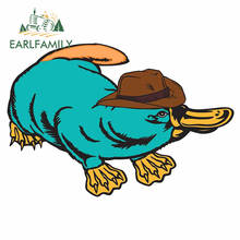EARLFAMILY 13cm x 9.1cm for Real Life Perry The Platypus Car Sticker Personality Decoration Scratch Proof DIY Waterproof Decal 2024 - buy cheap