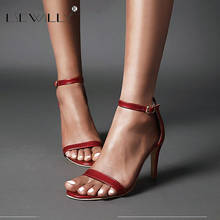 Lsewilly 2020 New arrival party wedding shoes sexy stiletto high heels women sandals summer elegant ladies shoes red beige 2024 - buy cheap
