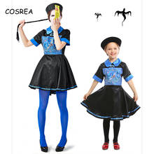 Meninas Traje Mulheres Halloween Zombie Zombie Traje Crianças Roupas Terno Vestido de Festa Festival Fantasma Zumbi do Leste de Pai-Filho 2024 - compre barato