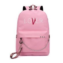 Backpack Lover Loser mochila Large School Bag Teenage Girls Usb Charging Women Book Bag Big High Schoolbag Youth Leisure College 2024 - buy cheap