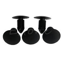 New 20 x Car Bumper Fender Plastic Rivets 10mm Hole Black Fasteners for Ford New 2024 - buy cheap