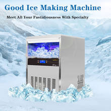 Commercial Ice Maker Small Ice Maker Milk Tea Shop Bar KTV Automatic Water Cube 260W Large Yield Ice Maker 2024 - buy cheap