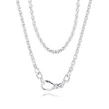 CKK Necklace Chunky Infinity Knot Necklaces Choker Pendant Colgantes Chakra Collares Pingente 925 Sterling Silver Women Jewelry 2024 - buy cheap