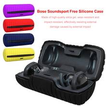 Rondaful Protective Silicone Cover for BOSE SoundSport Free Wireless Bluetooth Headset Silicone Case for Bose SoundSport Free 2024 - buy cheap
