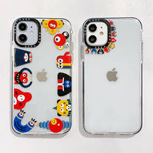 Cartoon Alient Monster TPU Case for iPhone 12 Pro Max Back Phone Cover for 12 Mini 11Pro Max X XS XR 8 7 Plus SE 2020 Capa 2024 - buy cheap