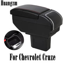 Para Chevrolet Cruze/Cruze Holden 2009-2015 apoio de braço caixa Armazenar Conteúdo caixa de Dupla Camada Grande Espaço Central com cinzeiro USB Chargin 2024 - compre barato