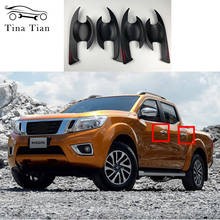 For Nissan NAVARA NP300 2014-2018 Car styling accessori ABS Chrome Door Handle Bowl Door handle Protective covering Cover Trim 2024 - buy cheap