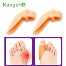 2pcs Silicone Big Toe Separator Bunion Adjuster Hallux Valgus Toe Straightener Corrector Gel Foot Toe Pedicure Feet Massage Tool 2024 - buy cheap
