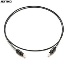 JETTING 1m 10FT Digital Optical Optic Fiber Toslink connect Audio Cable Converter Cord DVD CD Audio Cable Cord OD 2.2mm 2024 - buy cheap