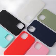 Luxury Thin Soft Color Phone Case for iPhone 12 mini 12 Pro 11 Pro Max X XS XR Case Silicone Back Cover for iPhone 7 8 6 6s plus 2024 - купить недорого