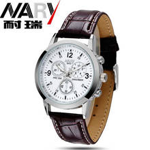 Nary Brand Watches Men Sports Watches Leather Band Quartz Watches Casual  Mens Watches relogio masculino esportivo montre homme 2024 - buy cheap