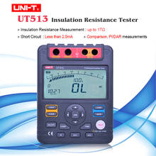 UNI-T UT513 Digital Insulation Resistance Tester Test Meter Megger 1M-1000G Ohm 5000V & USB Data Transfer With Backlight 2024 - buy cheap