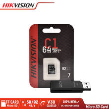 HIKVISION 100% Original cartão de Memória Class10 8GB 16GB GB GB 128GB 256gb Max 92 64 32 m/s MicroSDHC/TF Micro SD Cartão De XC UHS-I # C1 2024 - compre barato