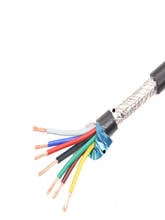 Free shipping 10M pure copper 0.3 0.5 0.75 1 square 8 core RVVP Shielded Cable for Audio, inverter and , alarms signal wire 2024 - compre barato