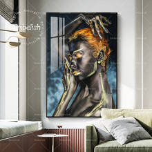 1 Pieces Sexy African Black Nude Woman Skin Portrait Wall Art Pictures For Living Room Home Decor Posters HD Canvas Painting 2024 - buy cheap