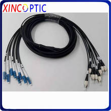 Cable de conexión blindado multimodo de 8 núcleos, Conector de fibra óptica LSZH de 8 núcleos, 30M, 50M, 100M, 150M, 200M, 300M, SC, LC, FC, 8 2024 - compra barato