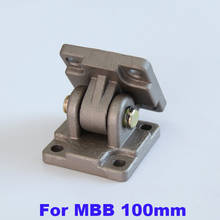 Soporte de montaje de cilindro de aire MBB, pieza neumática de abrazadera única/doble, MB-C10 de base para cilindro neumático MBB, diámetro de 100mm 2024 - compra barato