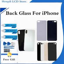 Big Hole Back Glass Battery Cover For iPhone 8 8 PLUS X No Lens Back Glass Battery Cover Rear Door Housing parts Replacement 2024 - buy cheap
