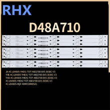 LED Backlight Strip For 4C-LB4805-HQ4 TOT-48D2700-8X5-3030C-V3 4C-LB4805-YHEX1 4C-LB4805-YHEX2 48HR330M05A1 V2  6V  48.5CM 2024 - buy cheap