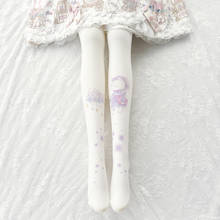 Cloud Star Meow Lolita Patyhose Japanese-style Cute Lolita Printed Stockings Loli GIRL'S Silk Stockings 2024 - buy cheap