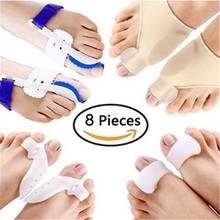 8PCS/SET Hallux Valgus Corrector Alignment Toe Separator Metatarsal Splint Orthotics Pain Relief Foot Care Tool 2024 - buy cheap