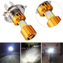 16W MotorcycleMotorcycle Light BA20D / H4 LED COB Motorcycle Bike Hi/Lo Headlight Lamp Bulb DC10-80V 6000K  Headlight Bulbs 2024 - buy cheap